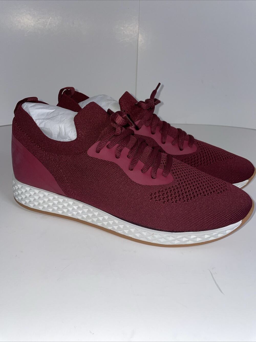 JSlides Urban Sport Talia Sneakers Sz 10M Burgundy